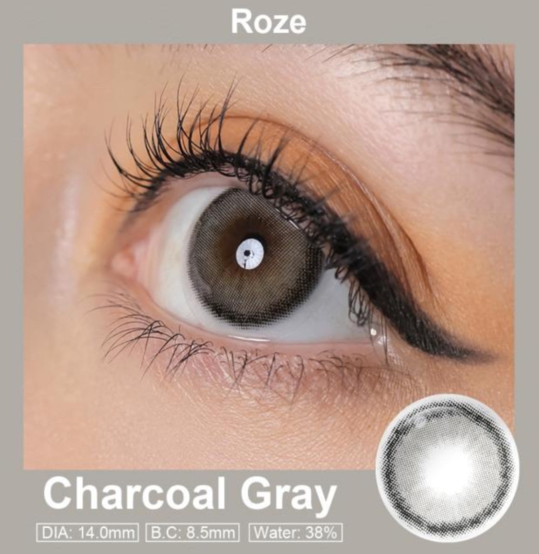 Prescription Roze Charcoal Gray 🩶