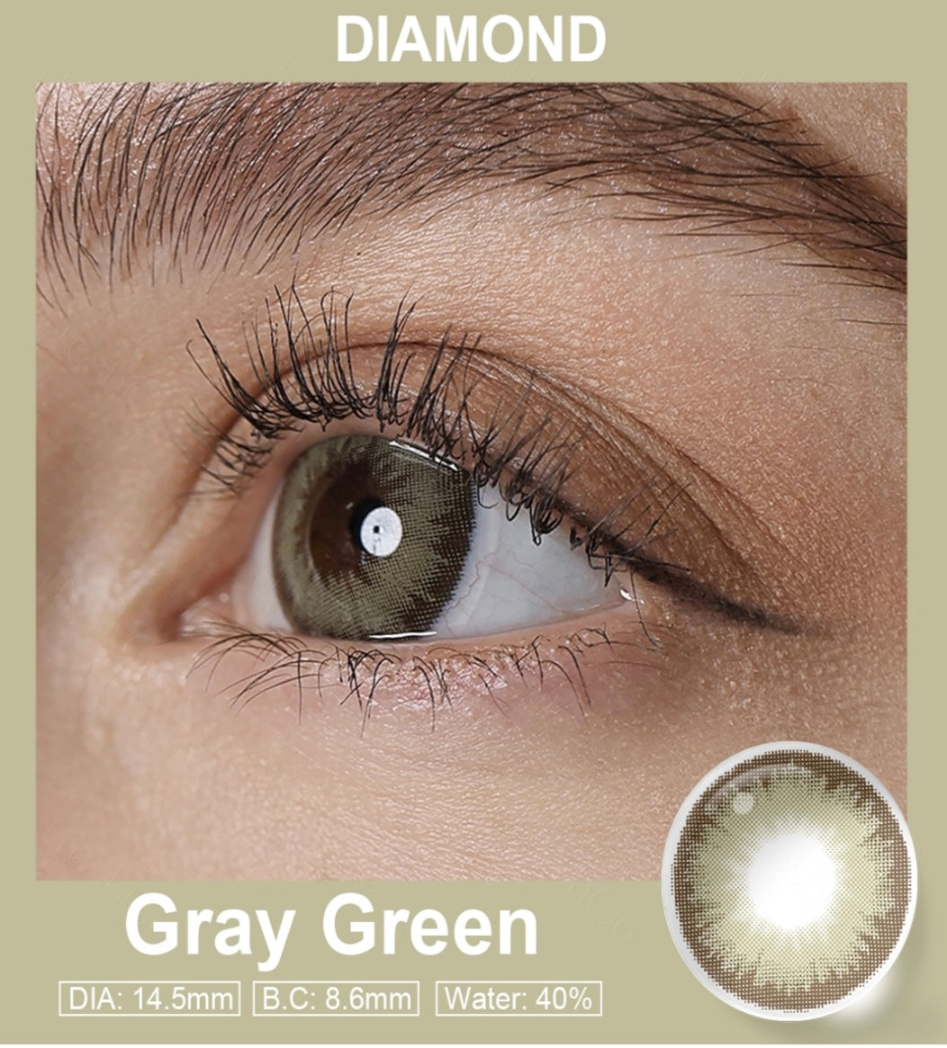 Diamond Gray Green💚