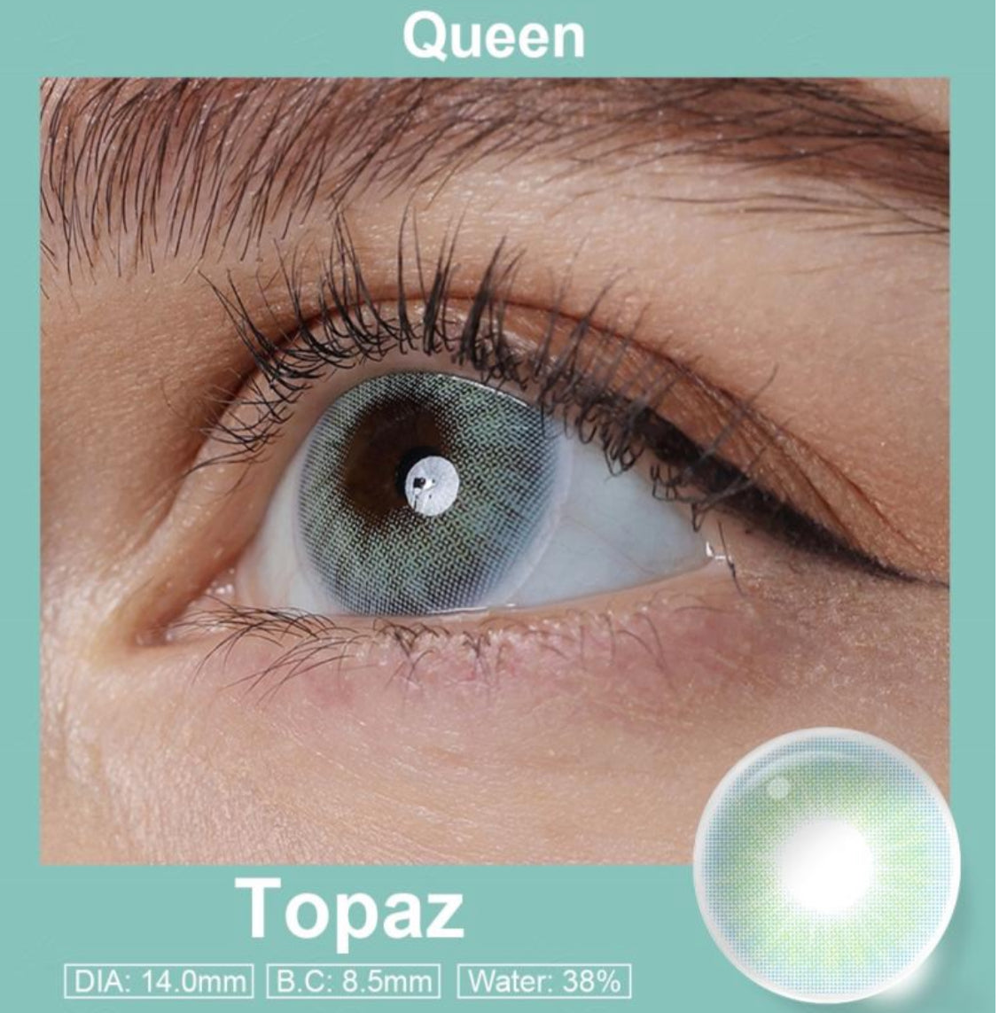 Prescription Queen topaz 🩵