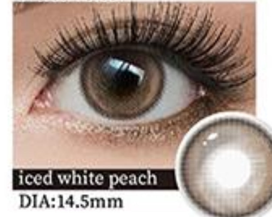 Crushed 3 Tone iced White Peach✨