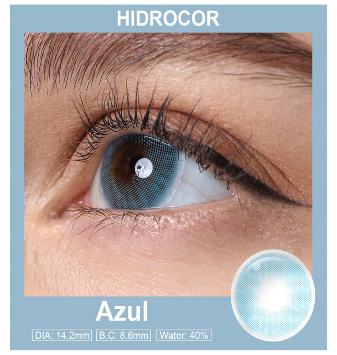 Hidrocor Azul π