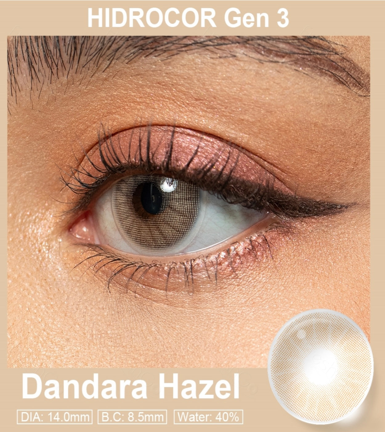 Hidrocor Gen 3 Dandara Hazel✨