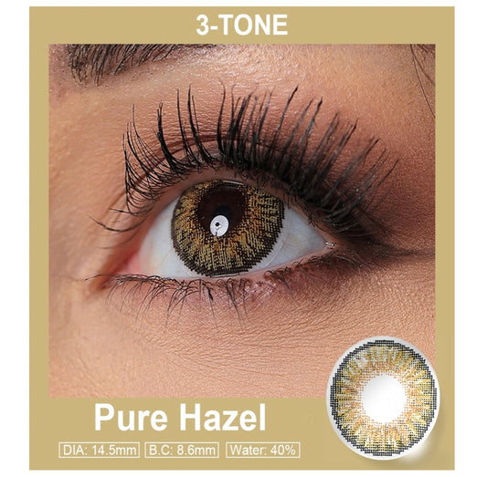 3-Tone Pure Hazel 💚